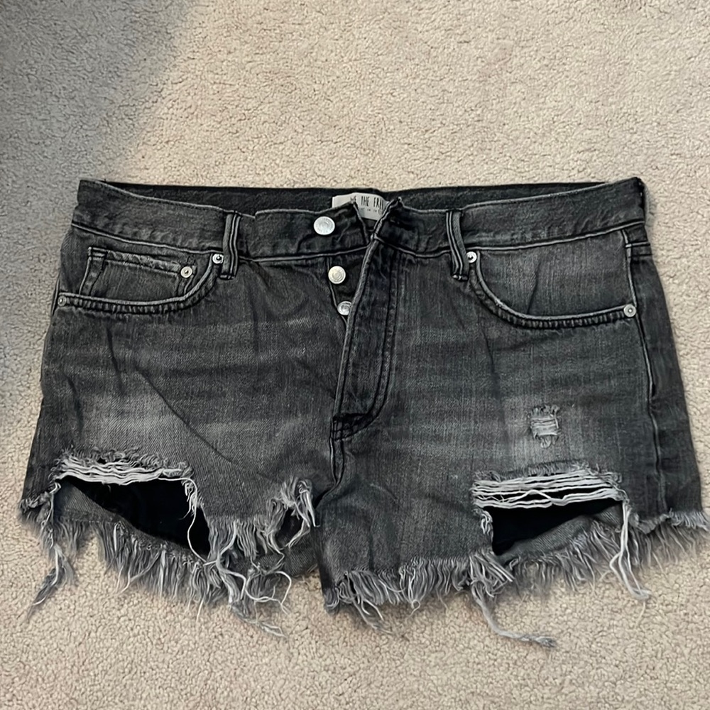 We The Free Black/Gray Shorts